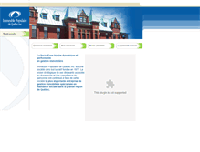 Tablet Screenshot of immeublepopulaire.qc.ca